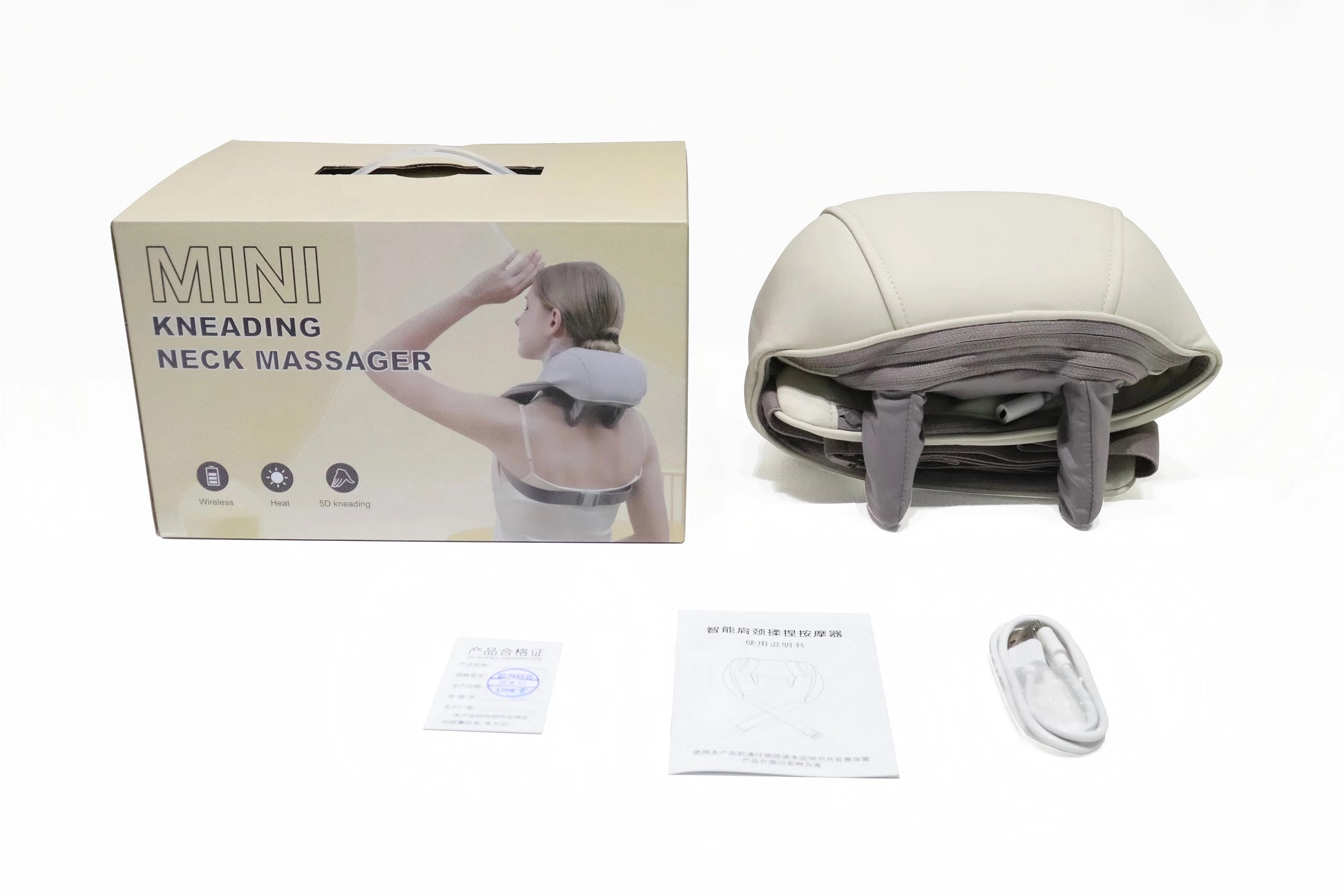 Experience Ultimate Relaxation with Our Wireless Neck and Shoulder Massager - Perfect for Deep Tissue Relief and Ideal Gift for Loved Ones